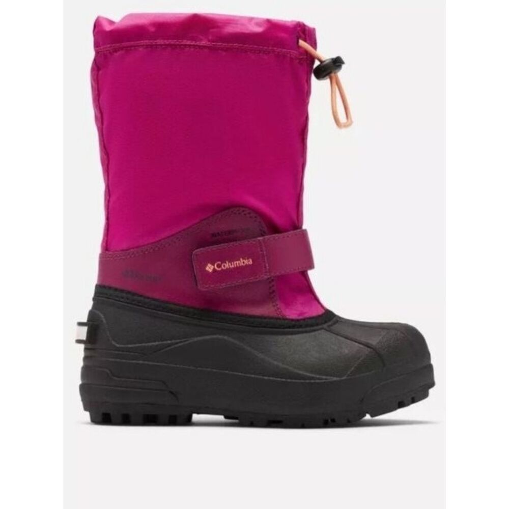 Columbia Powderbug Forty Big Kids Waterproof Fuchsia Winter Snow Boots